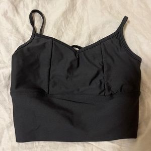 Five Dancewear black crop top